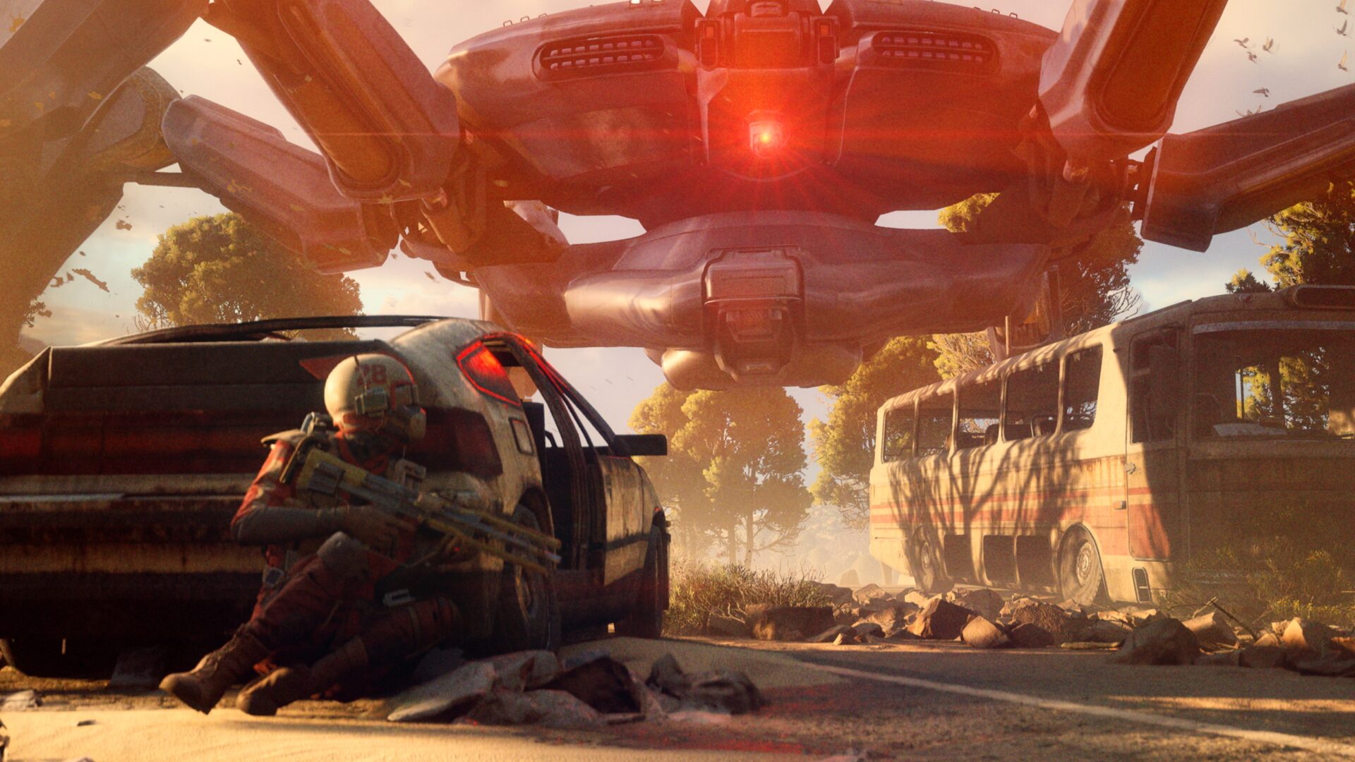 We spelen robotplunderaars in ARC Raiders.